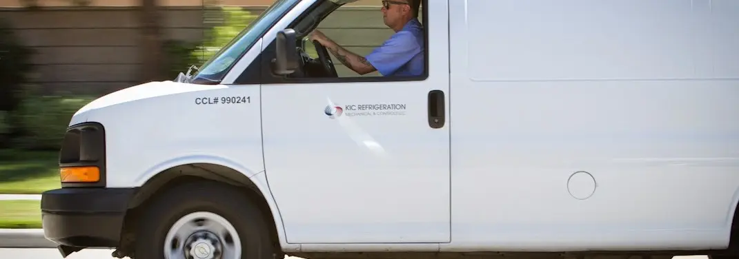 KIC Refrigeration service vehicle serving Conemaugh area